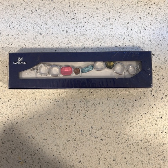 Swarovski Te Ilana Gem and Square Link Bracelet - Brand New in Box! - Picture 8 of 15